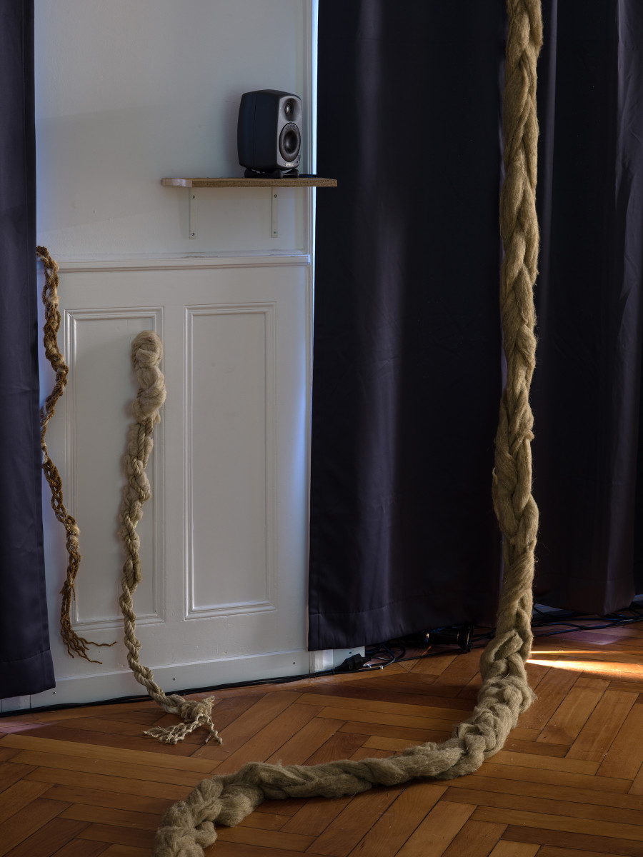 Vanessà Heer, Von Schand und Schuppel, installation view, Stadtgalerie Bern, 2025. Photography: Cedric Mussano. Copyright and courtesy of the artists and Stadtgalerie, Bern