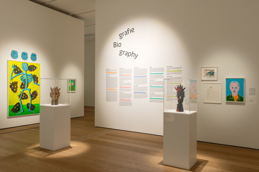 Installation view «Kiki Kogelnik. Retrospective», Kunsthaus Zürich, 2024. Photo credit: Kunsthaus Zürich, Franca Candrian