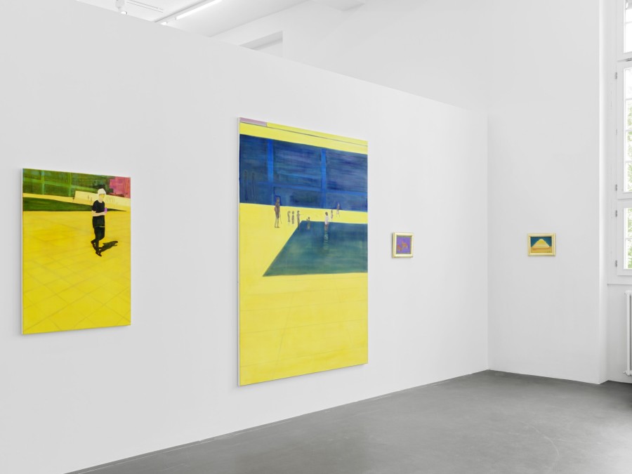 Installation view of Caro Niederer, Slowed down, Barbara Seiler.