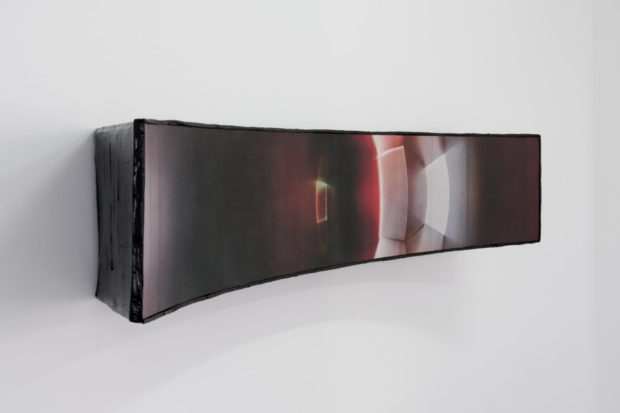 One Eye Too Many, 2026, inkjet print on rice paper, cardboard, wood, paper, China ink, acrylic paint, varnish, Variable dimensions. ©GuillaumePython