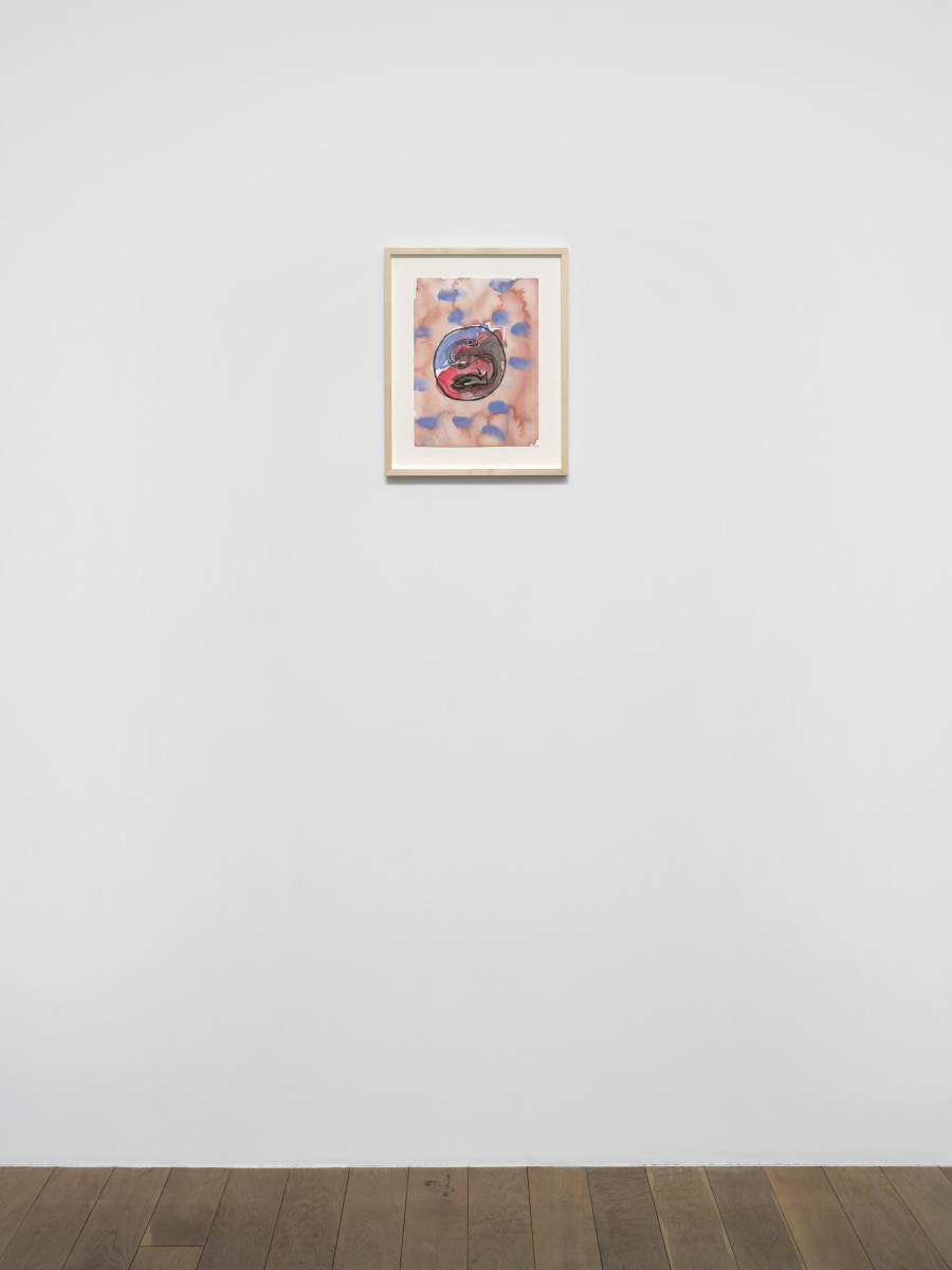 Mai-Thu Perret, Untitled, 2023, Watercolour on paper, 30.7 x 22.8 cm. Photo: Annik Wetter