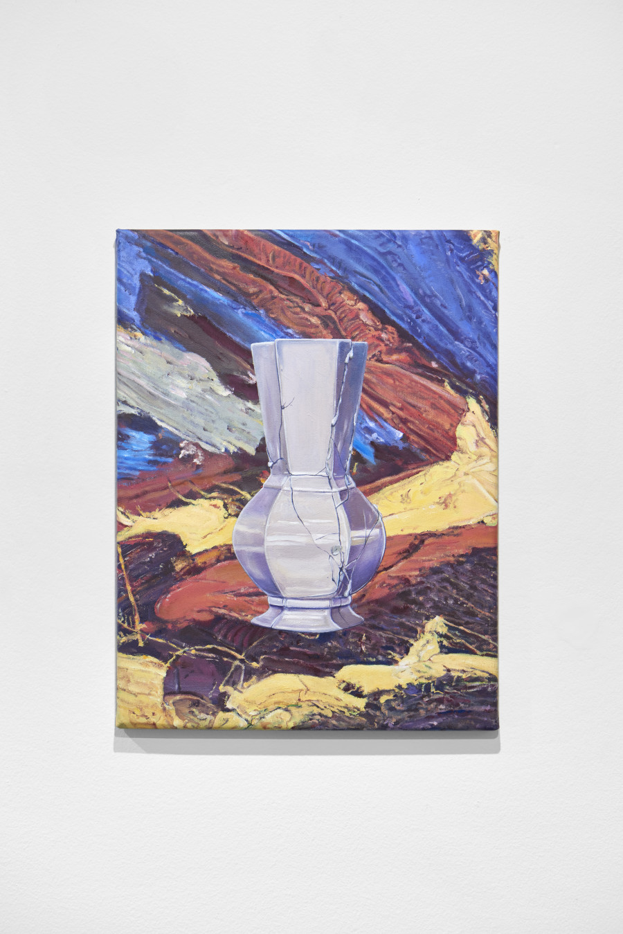 Mathieu Dafflon, Nico’s vase, 2022. Oil on canvas, 42 x 32 cm, (Ref. DAF010212). Photo: by Philipp Hänger
