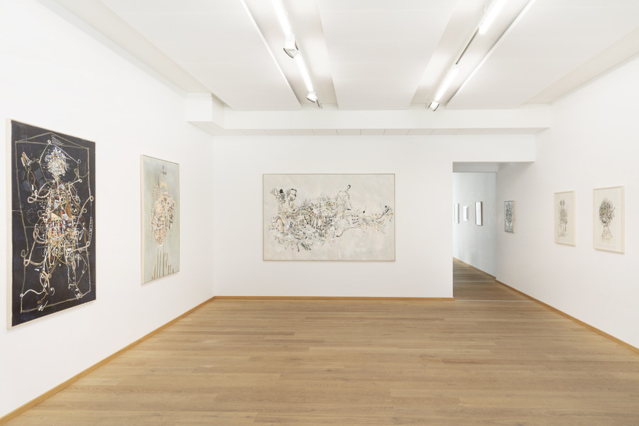 Alexi Tsioris, Mythos Alpha, Installation view, Livie Gallery, photos by Esther Mathis