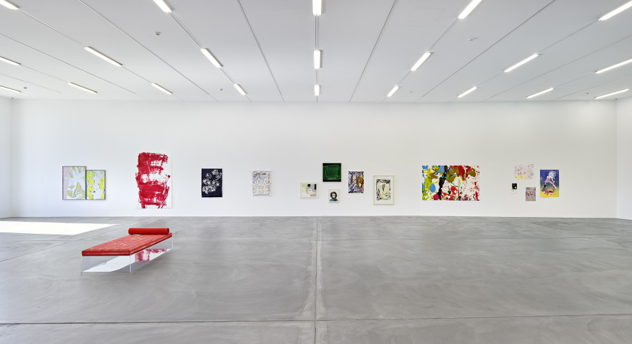 Installation view, MONOTYPES, Edition VFO at Kunsthalle Zürich, 2023. Courtesy of Edition VFO, Kunsthalle Zurich, the artist and Bernhard Strauss.