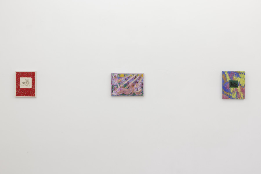 Exhibition view, Cosima zu Knyphausen, Homo Hobby, Galerie Oskar Weiss, Zürich, 2025. Photo credit: Gina Folly