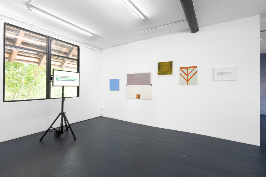 Valentin Hauri & Rhea Myers, installation view. Photo: Kilian Bannwart