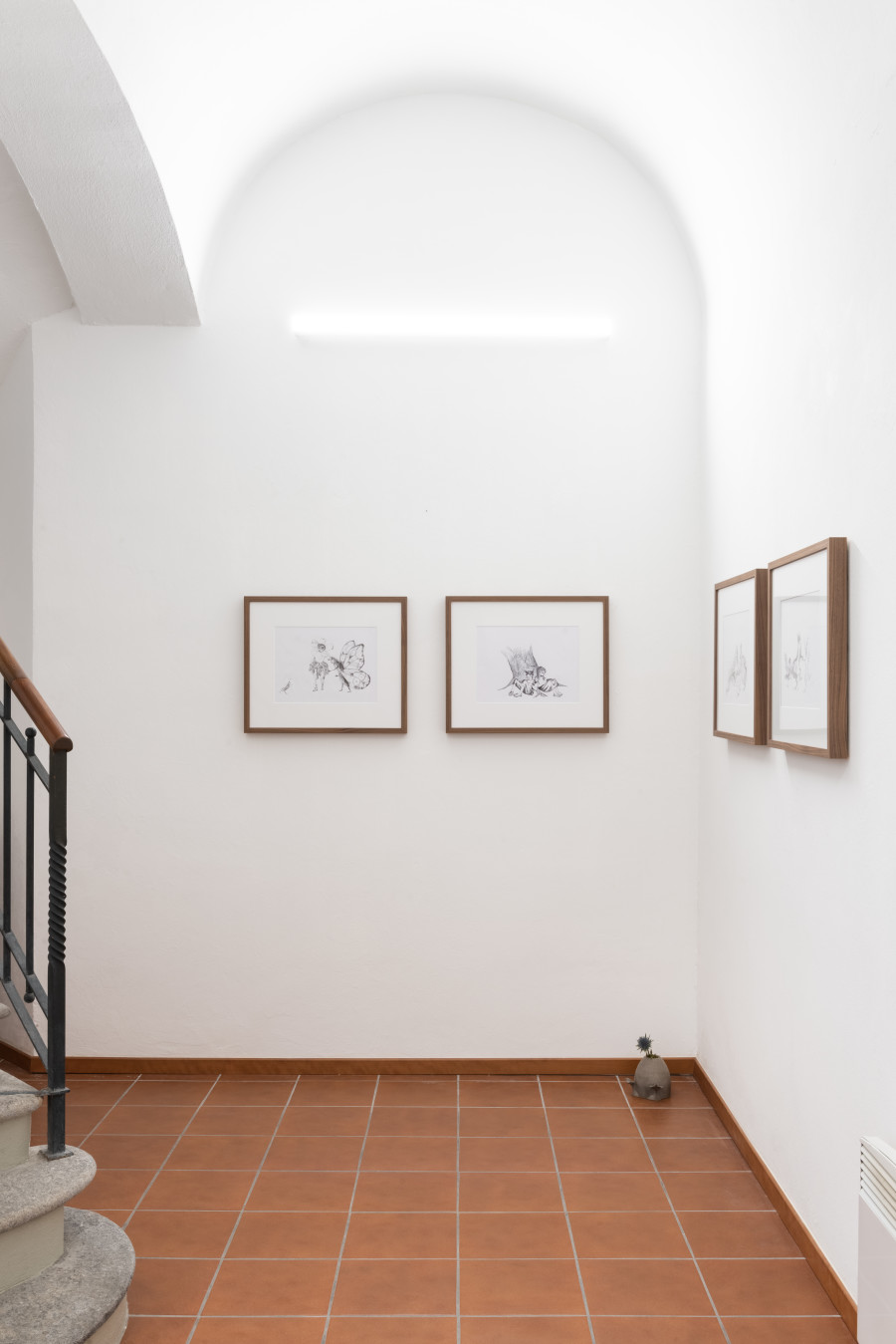 SBANDARE with Adrien Chevalley, Margherita Raso, Noemi Pfister and Marco Rigoni, Exhibition view, 2023, Sonnenstube Offspace, Curated by Giada Olivotto.