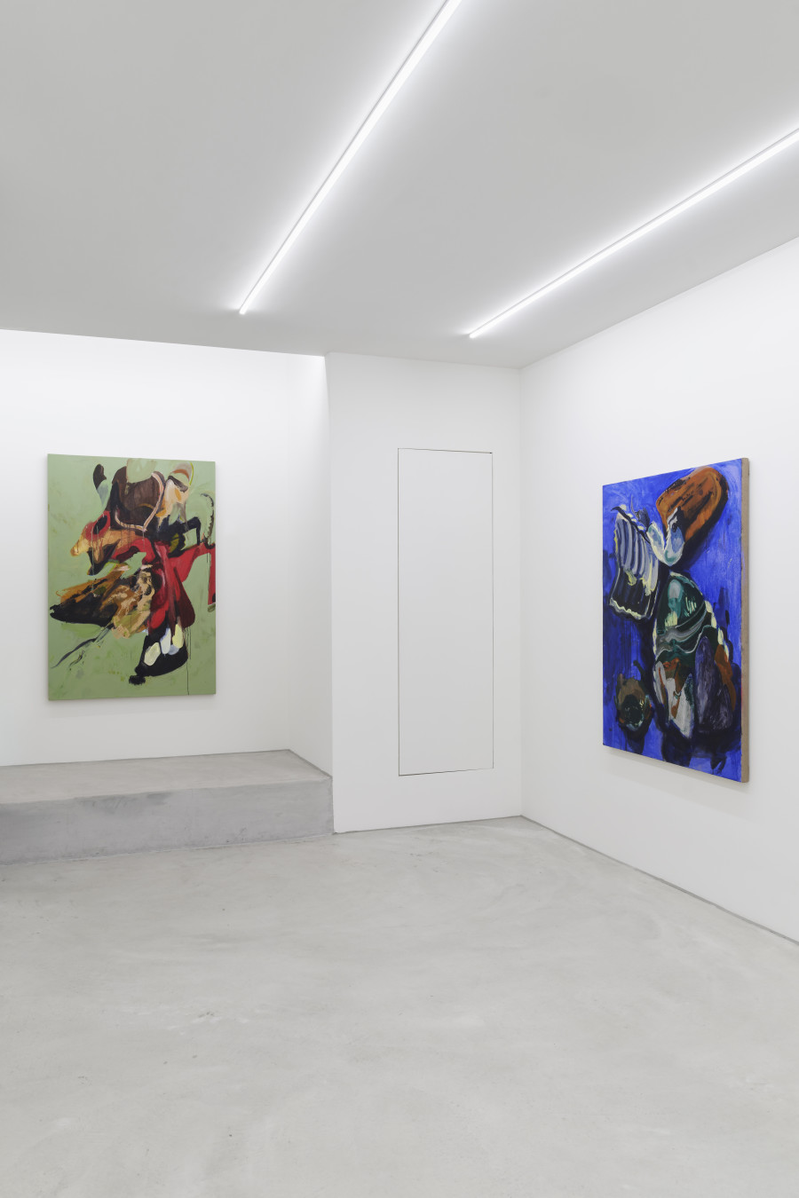 Installation view, Emma McMillan, HARUSPEX, Galerie Philippzollinger, 2024.