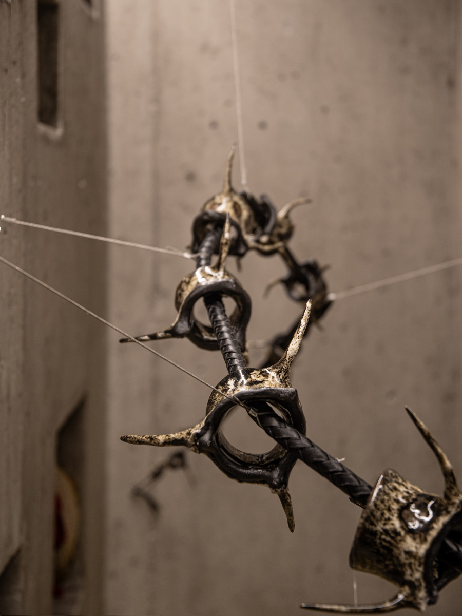 Installation view, Yan Tomaszewski, La Correction, Lemme, Sion, 2025.