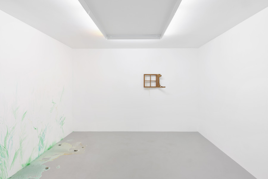 Installation view, Monika E. Kazi, Room with a view, Galerie Philippzollinger, 2022.