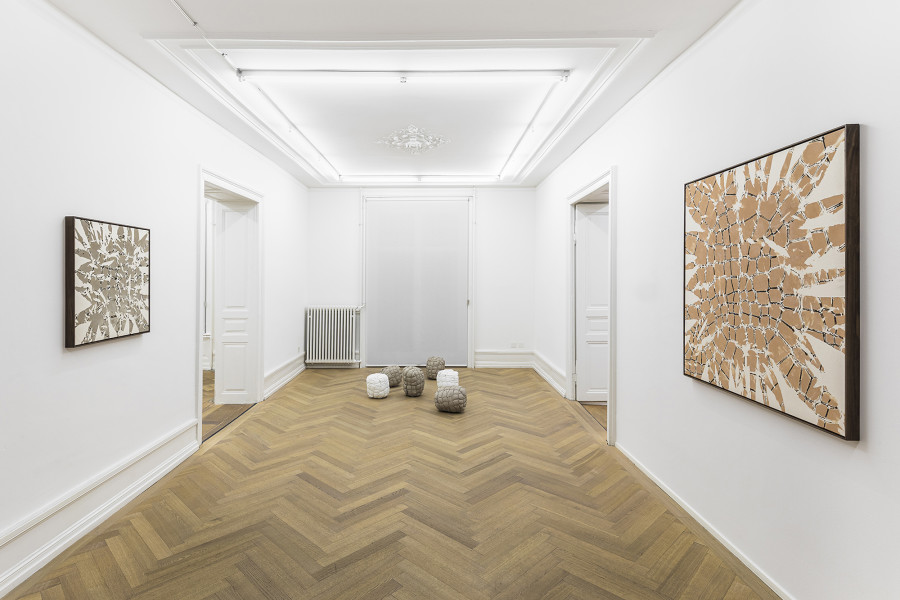 Exhibition view, Maia Ruth Lee "Nearing" at Mai 36 Galerie, Zürich, 2025. Photo credit: Peter Baracchi