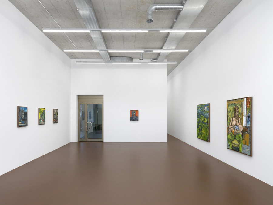 Alex Becerra Pleasure Paintings Installation views Karma International, Zurich 2022 Courtesy of the artist and Karma International, Zurich, Photos: Annik Wetter.