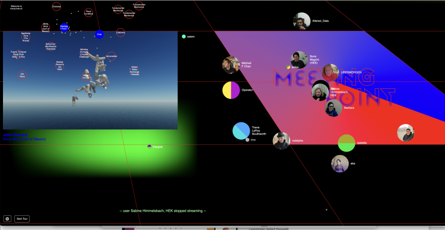 Virtula.hek.ch - Who is Online? Game Art in the Age of Post-NFTism - Vernissage Launch, 2023, HEK, Foto: HEK