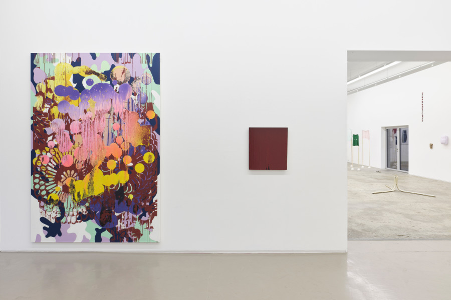 Exhibition view, «ja, fürwahr, ihr zeigt uns Träume, wie die Brust sie kaum begreift», Galerie Mark Müller, 2023. Photo credit: Conradin Frei and the gallery Mark Müller