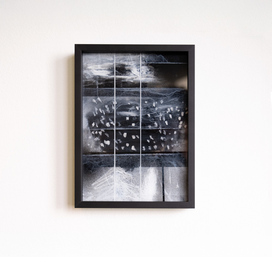 Exhibition view, Sebastian Haas, (Im)permanence, Vitromusée Romont, Freiburg, 2024-2025.