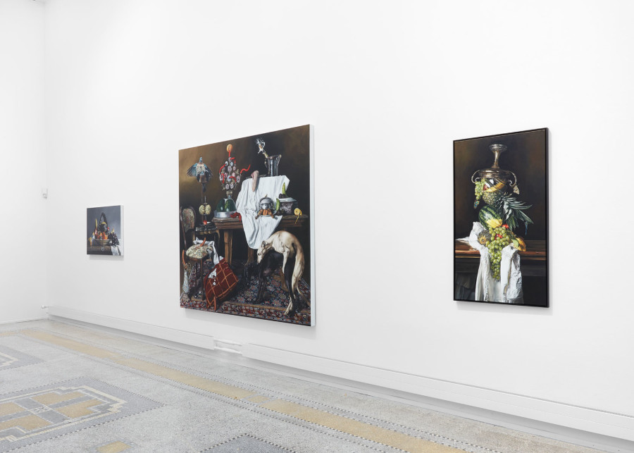 Exhibition view, Till Rabus, PORCUS TROIANUS, Musée des Beaux-Arts la Chaux-de-Fonds, 2023-2024. © Musée des beaux-arts La Chaux-de-Fonds. Photo credit: Gaspard Gigon