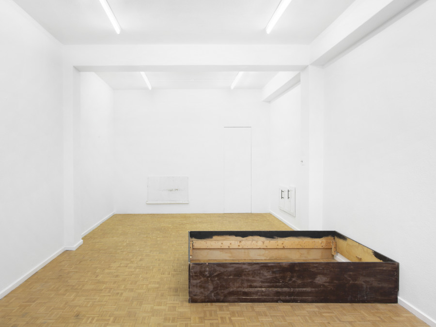 Exhibition view, Emily Barker, Wall Works, Sentiment, 2023. Photo credit: Philipp Rupp / Julien Gremaud. Courtesy of the artist and Sentiment