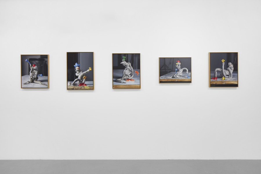 Exhibition view, Till Rabus, Cartoon, galerie lange + pult, Auvernier, 2025. Photo credit: Sully Balmassière