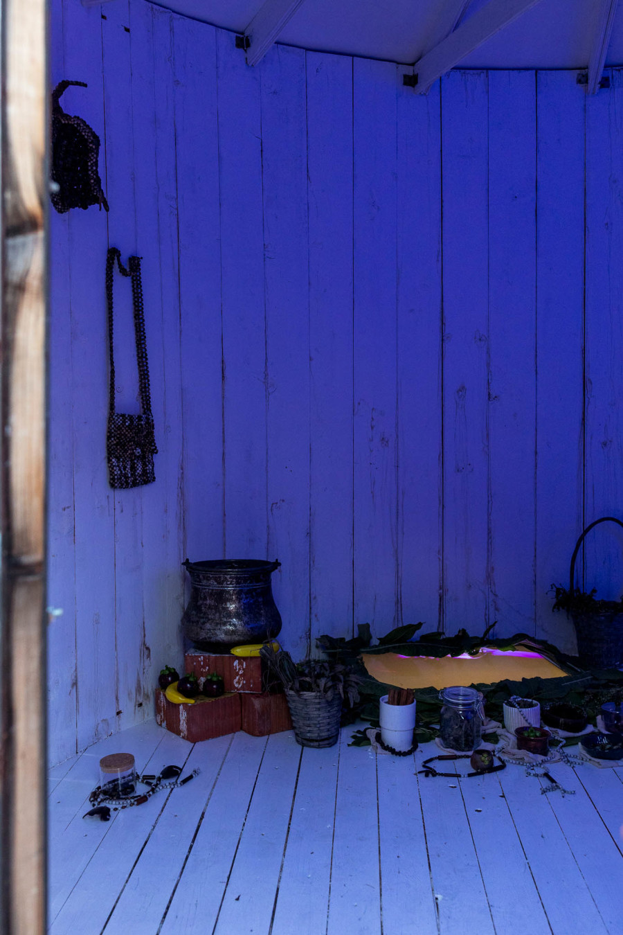 Installation view, Bobogwani Nde Solo, Installation by Rencontres Plurielles, SALTS, 2024.