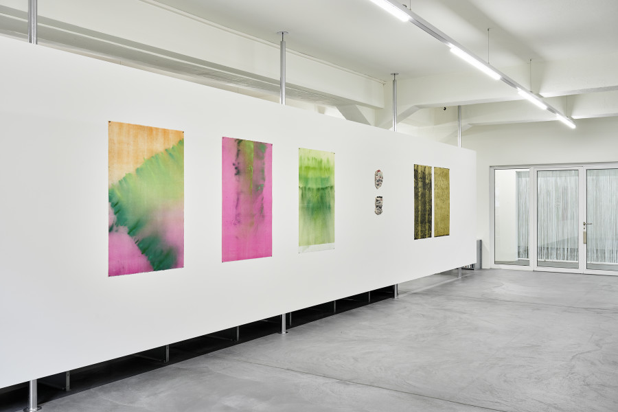 Installation view, monotypes shift, Part II, Edition VFO, 2023-2024. Photo credit: Bernhard Strauss