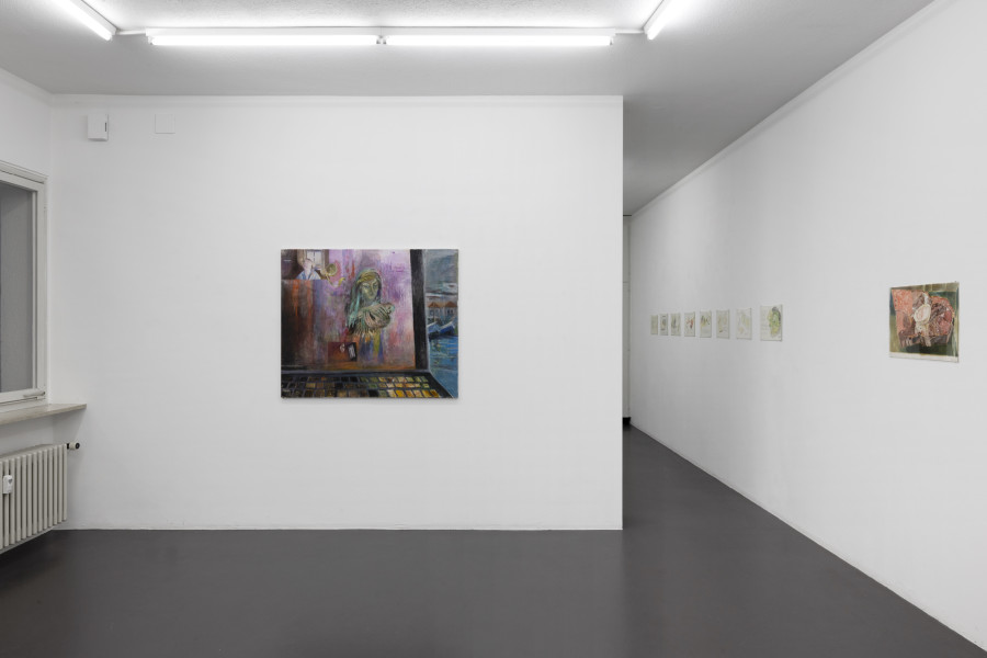 Installation view, Hunger, Weiss Falk, 2024. Courtesy: Weiss Falk and the Artists.