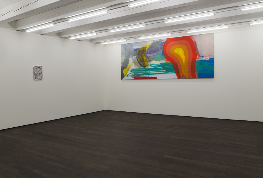 Exhibition view, Lipp & Leuthold, The Only Way to Feed Me Fruits is a Cake, Noha Mokhtar, Benzeholz, 2025.