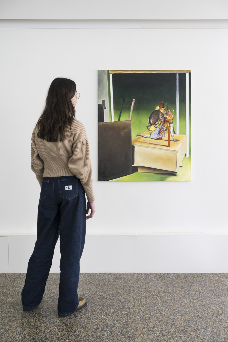 Exhibition view, Léopold Rabus: Monde en digestion, 08.02. – 12.04.2024. Wilde Basel. Photo: Andreas Zimmermann