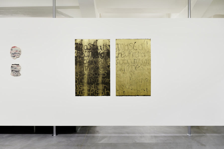 Installation view, monotypes shift, Part II, Edition VFO, 2023-2024. Photo credit: Bernhard Strauss