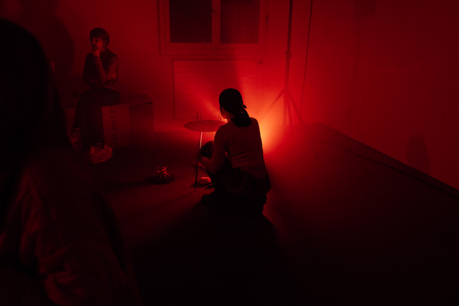 Multisensory evenings: #2 A quiet digest, Installation view, 2023, Friart.