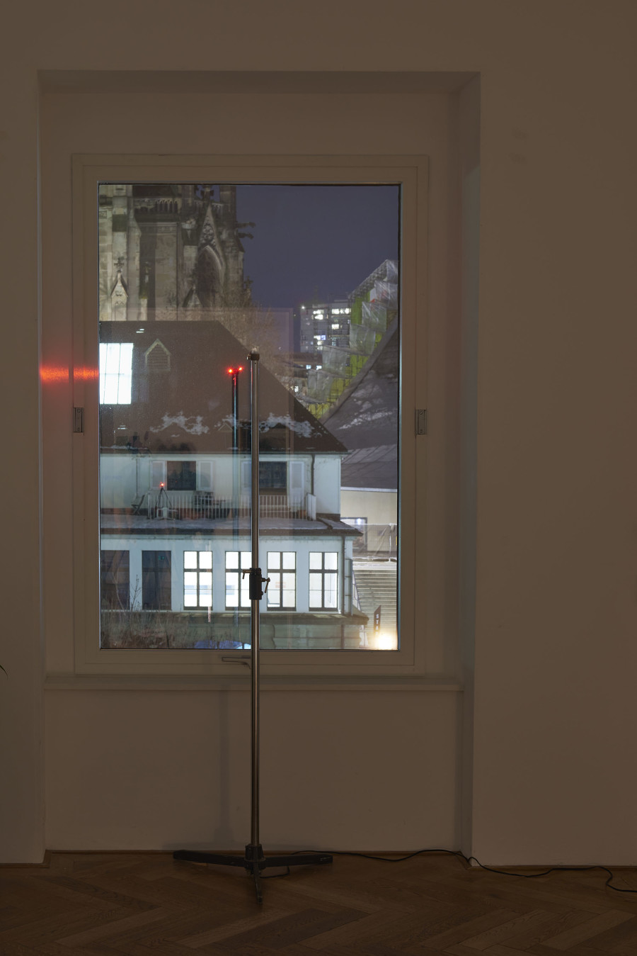 Installation view, Lydia Ourahmane, Barzakh, Kunsthalle Basel, 2021, view on, Eye, 2021 (detail). Photo: Philipp Hänger / Kunsthalle Basel
