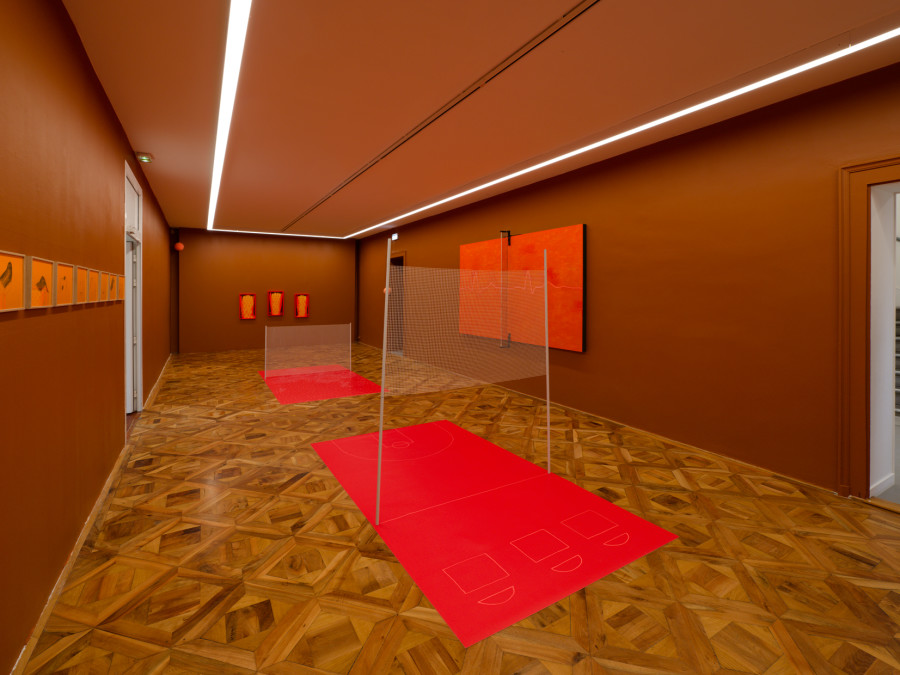 Exhibition view, Flo Kasearu, Pelouse Interdite / Do Not Step on the Grass, Villa du Parc, Annemasse, 2026. Photo credit: Aurélien Mole. © ADAGP