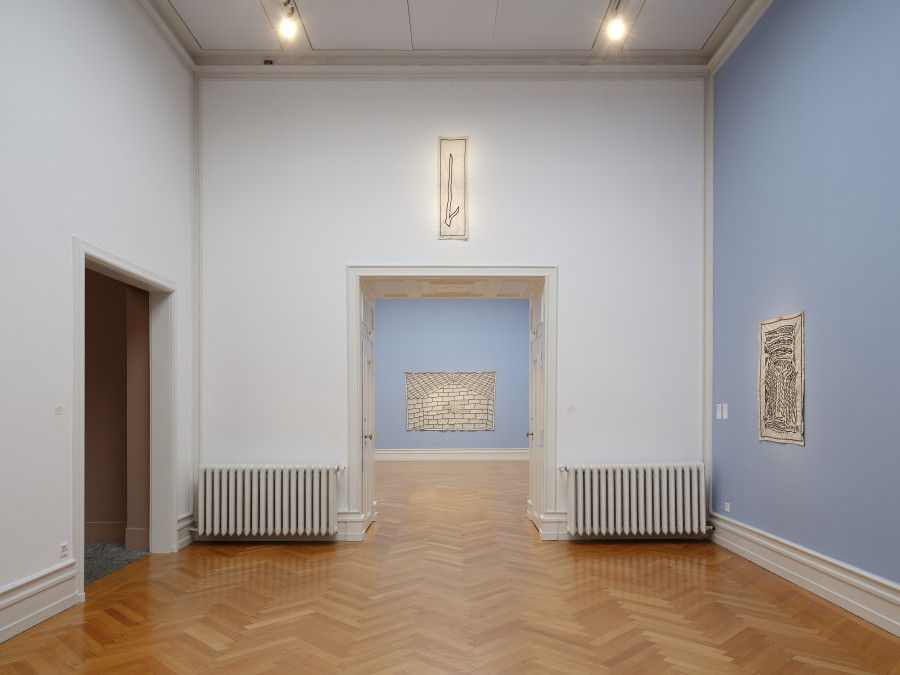 Edgar Calel, exhibition views, Kunsthalle Bern, 2026. Photo: David Aebi.