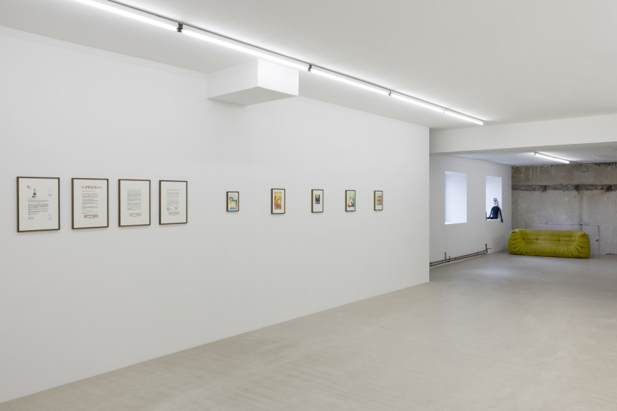 Exhibition view, Lionne Saluz, Ikonen, For, Basel. Photography: Gina Folly / all images copyright and courtesy of the artist and For, Basel