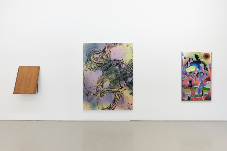Exhibition view, «ja, fürwahr, ihr zeigt uns Träume, wie die Brust sie kaum begreift», Galerie Mark Müller, 2023. Photo credit: Conradin Frei and the gallery Mark Müller