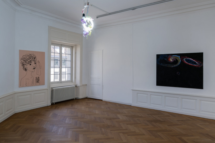Ray Hegelbach, o.T., 2020, Ausstellungsansicht Kunsthaus Langenthal, Foto: CE