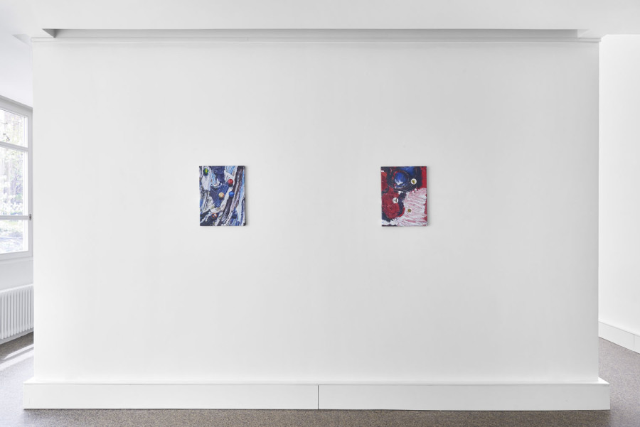 Exhibition view, Mathieu Dafflon, Facewalk / Jumprope, Wilde, 2022. Photo: by Philipp Hänger