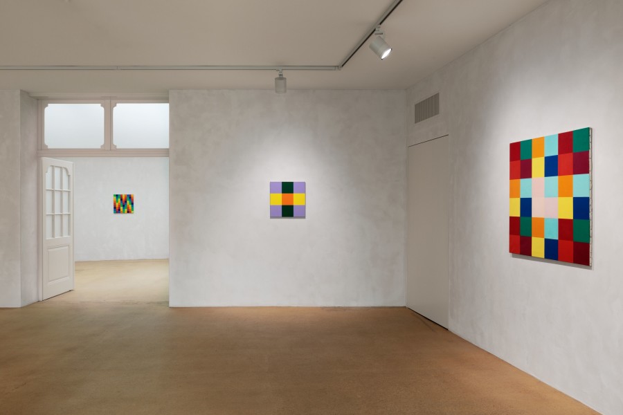 Installation view, ‘Richard Paul Lohse’ at Hauser & Wirth Basel, 26 February – 26 April 2025 © Richard Paul Lohse-Stiftung / 2025, ProLitteris, Zurich. Photo: Gina Folly