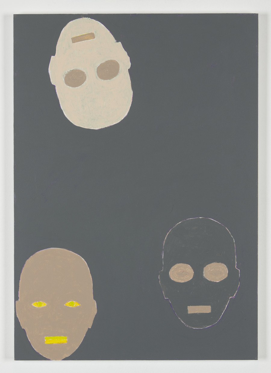 Valentin Carron, Ovals In The Light IX, 2022, Acrylic on wood, 59,5 x 42 x 2,3 cm, (Ref. CAR010098)