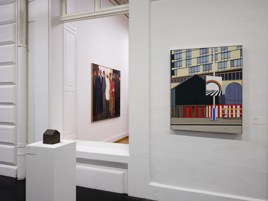 Exhibition view, City-Country-River, Gustav Stettler in Dialogue With The Collection, Kunstmuseum Thun, 2024.