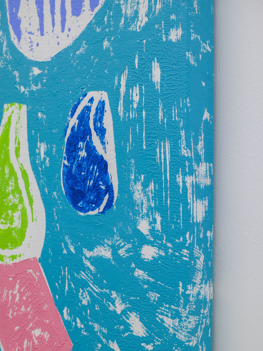 Installation View, Olaf Breuning: BIG DROPS at von Bartha, S-chanf, 27 March – 29 May 2021. Image courtesy the artist and von Bartha. Photo: Simon Schwyzer.