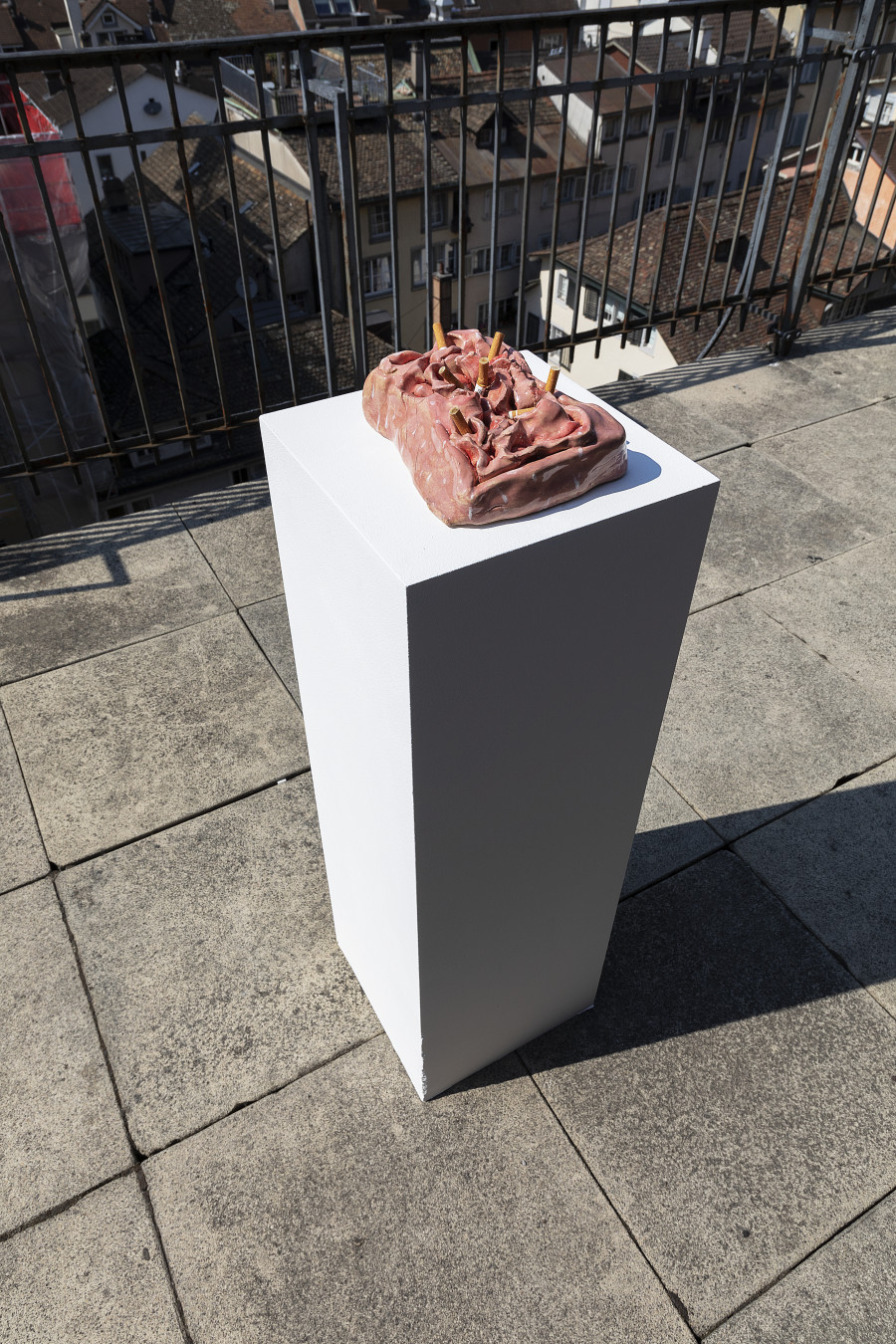 Exhibition view, La noche Bolana, Renata Petersen & Martin Soto Climent, The Lighthouse, 2023. Photo credit: Simon Baumberger