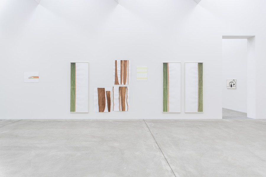 Silvia Bächli, Ausstellungsansicht Dass eins zum anderen wurde. Welches welches ist?, Kunst Museum Winterthur, 2024. Foto: Reto Kaufmann, Zürich