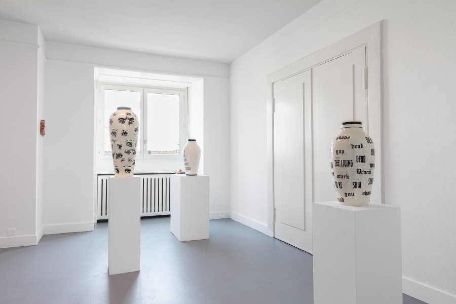 Exhibition view, La noche Bolana, Renata Petersen & Martin Soto Climent, The Lighthouse, 2023. Photo credit: Simon Baumberger