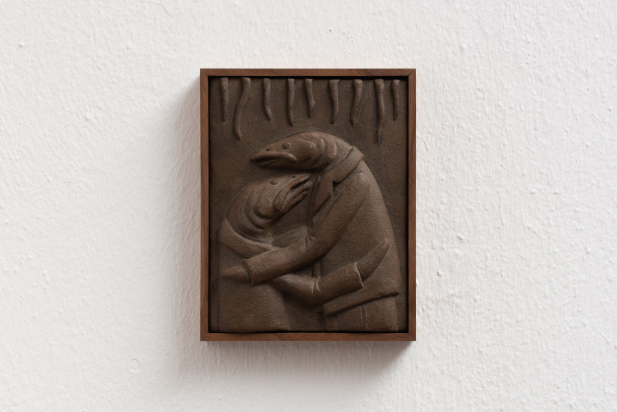 SBANDARE with Adrien Chevalley, Margherita Raso, Noemi Pfister and Marco Rigoni, Exhibition view, 2023, Sonnenstube Offspace, Curated by Giada Olivotto.