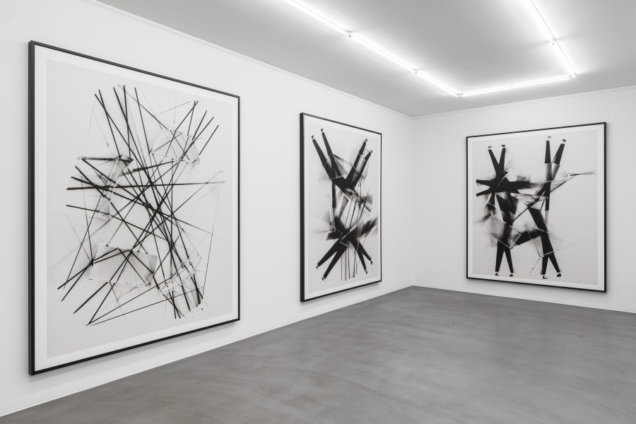 Exhibition view, Thomas Ruff "expériences lumineuses" at Mai 36 Galerie, Zürich, 2025. Photo credit: Peter Baracchi