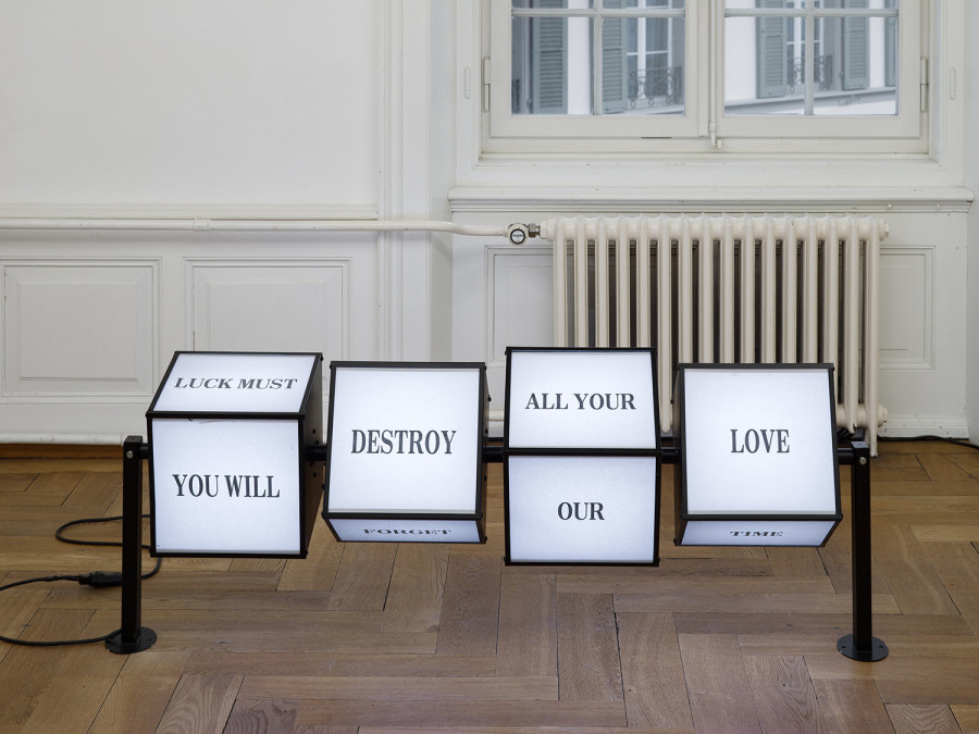 alfatih, Untitled , 2025, exhibition view Kunsthaus Langenthal. Foto: Cedric Mussano, Kunsthaus Langenthal. Courtesy: the artist.