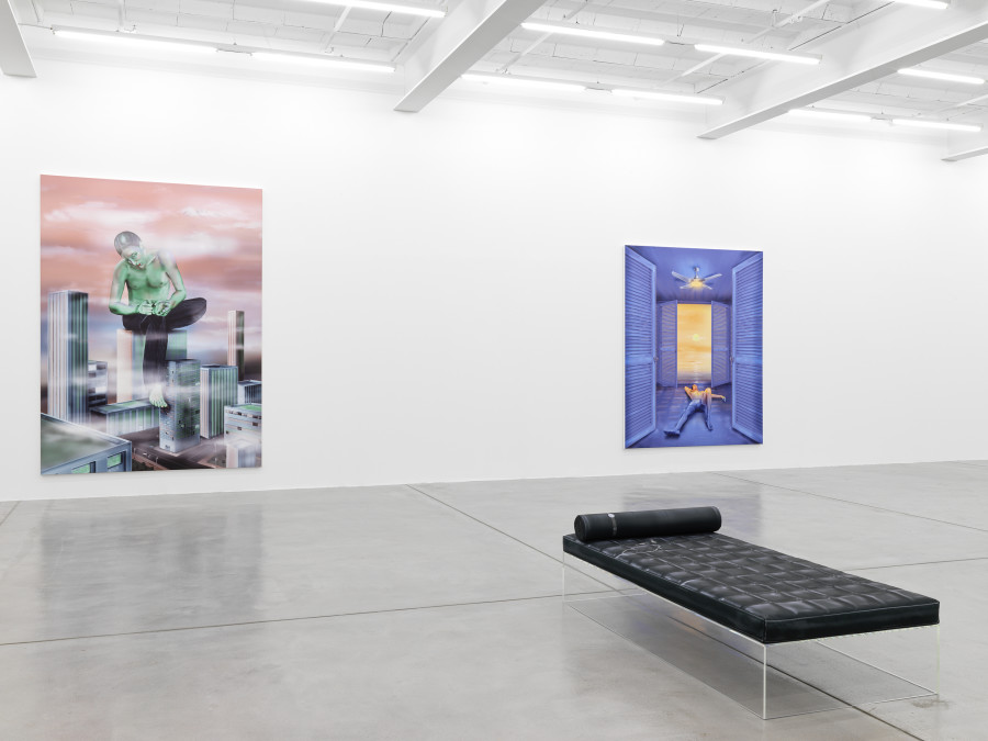 Installation view, Louisa Gagliardi, A Moment's Notice, Galerie Eva Presenhuber, Maag Areal, Zurich, 2023 © Louisa Gagliardi Courtesy the artist and Galerie Eva Presenhuber, Zurich / Vienna Photo: Stefan Altenburger Photography, Zürich