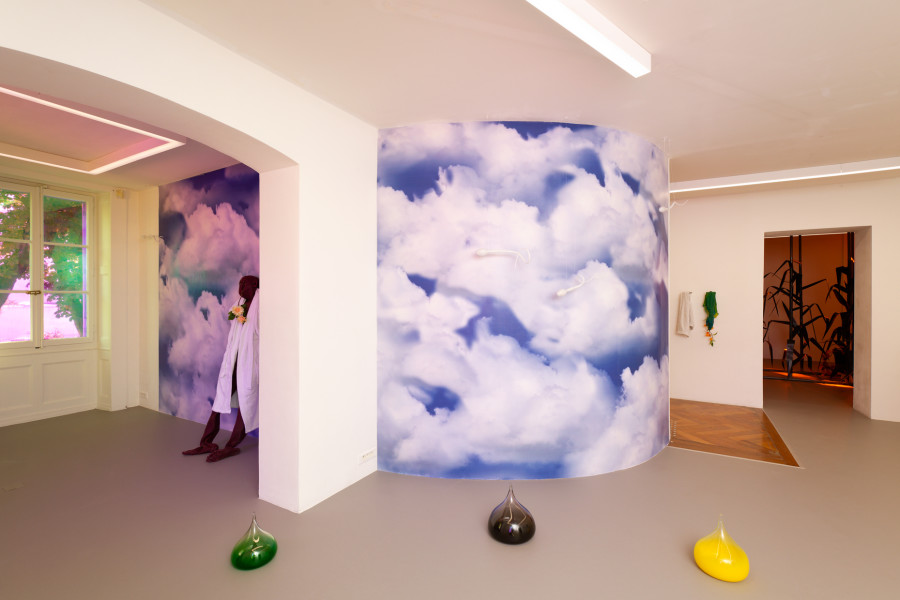 Exhibition view, 4 rivières, Eric Giraudet de Boudemange, Villa du Parc, 2023-2024. Photo credit: Aurélien Mole