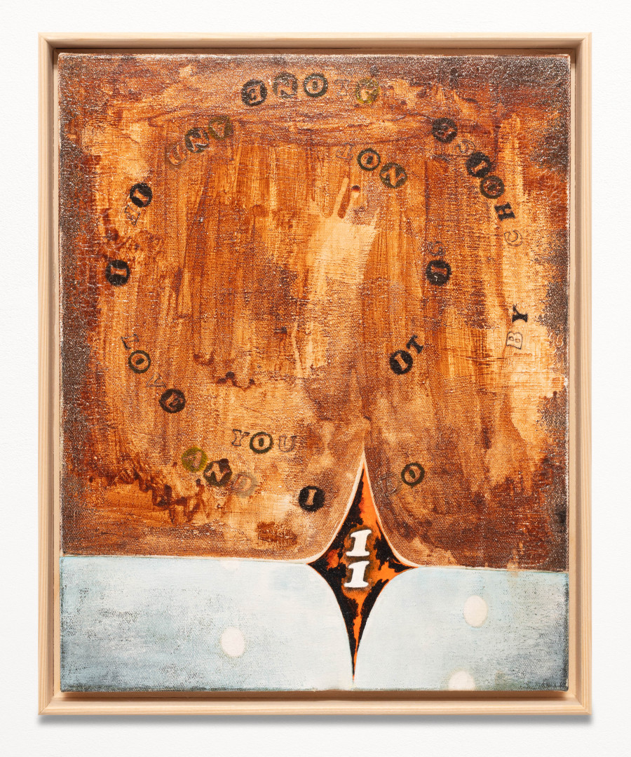 Elise Corpataux, And if I love you (from ALL YOU HAVE IS NOW), 2023, Oil and acrylic on canvas, framed, 32.5 x 26.5 cm. ©2024 suns.works and the artist. Photography: Claude Barrault, Remy Ugarte Vallejos et al.