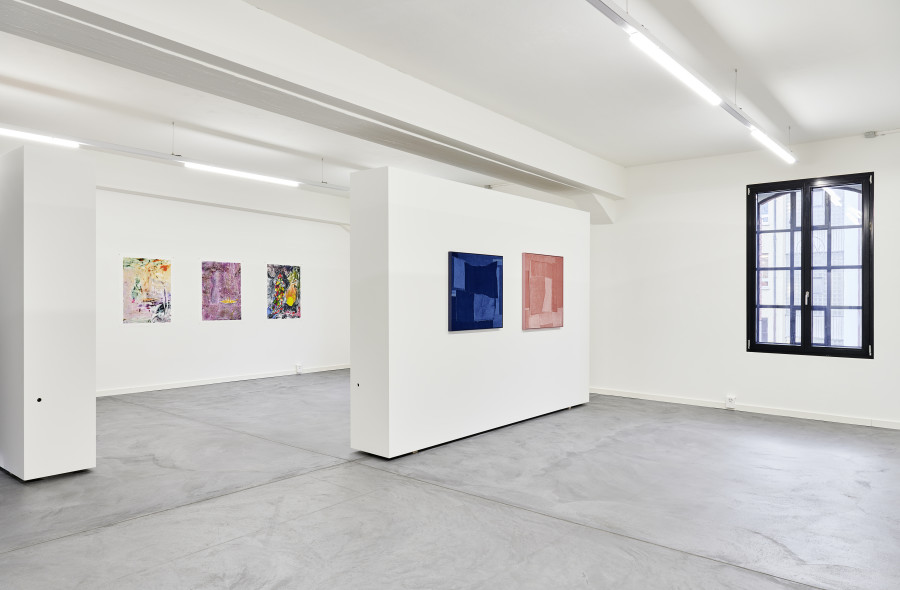 Installation view, monotypes shift, Part II, Edition VFO, 2023-2024. Photo credit: Bernhard Strauss